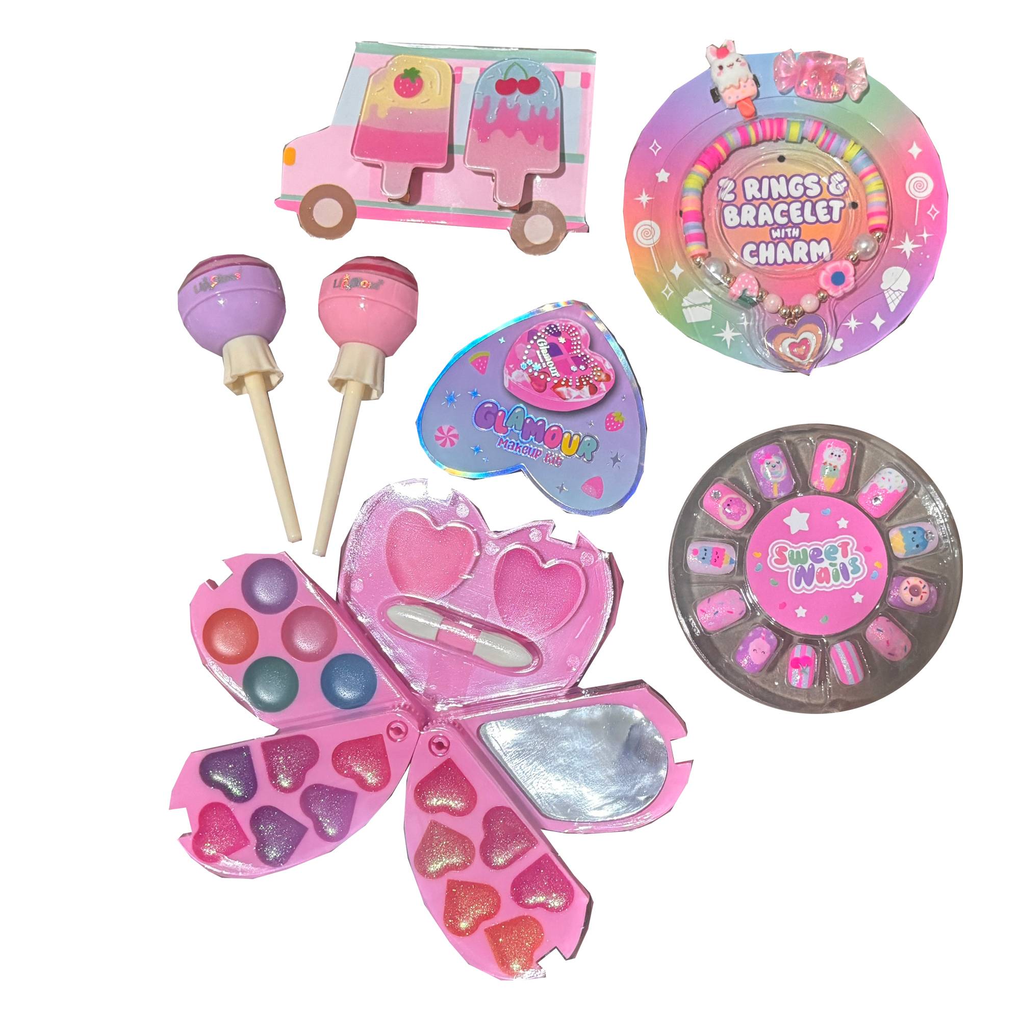 Hot Focus Sweet Beauty Sweets Cosmetic Set SW Washable Non Toxic Makeup Set