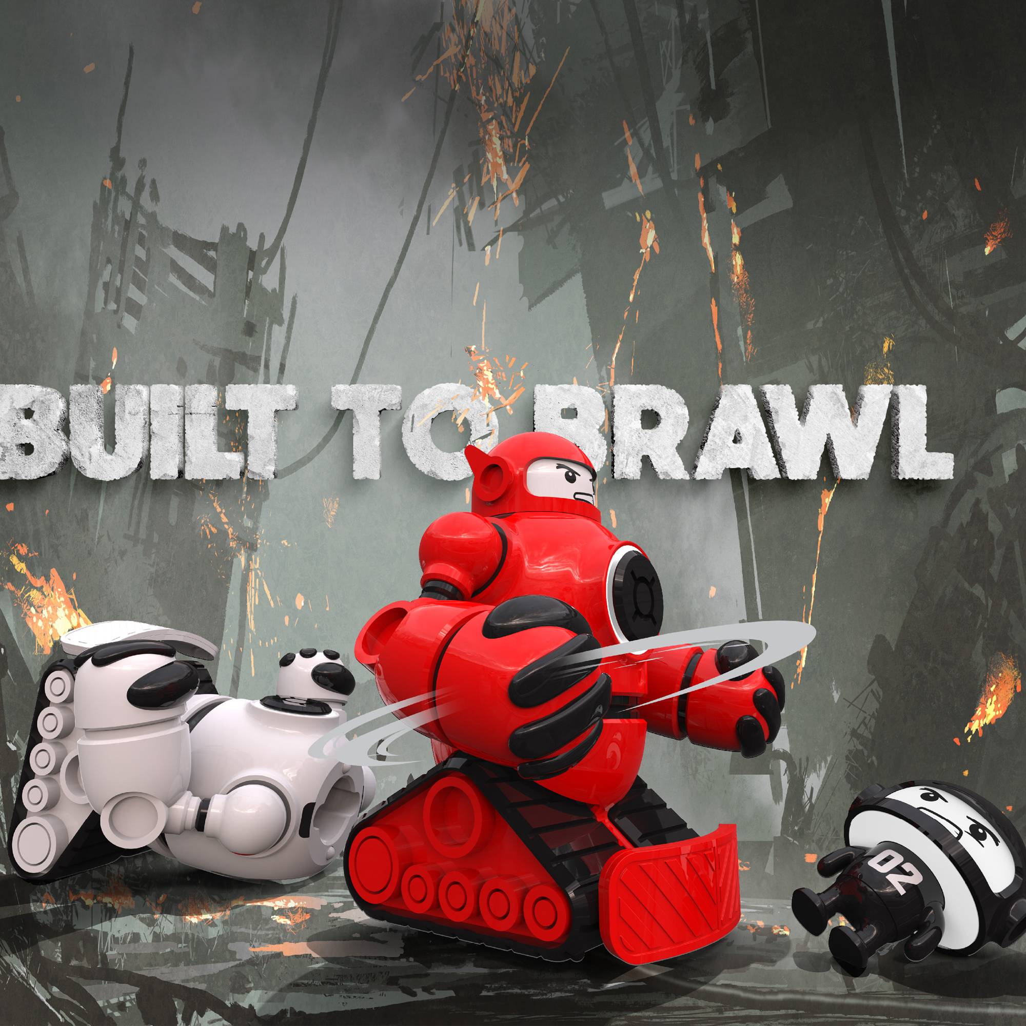 Sharper Image Toy Remote Control RC Mecha Rivals (1212013131) Red