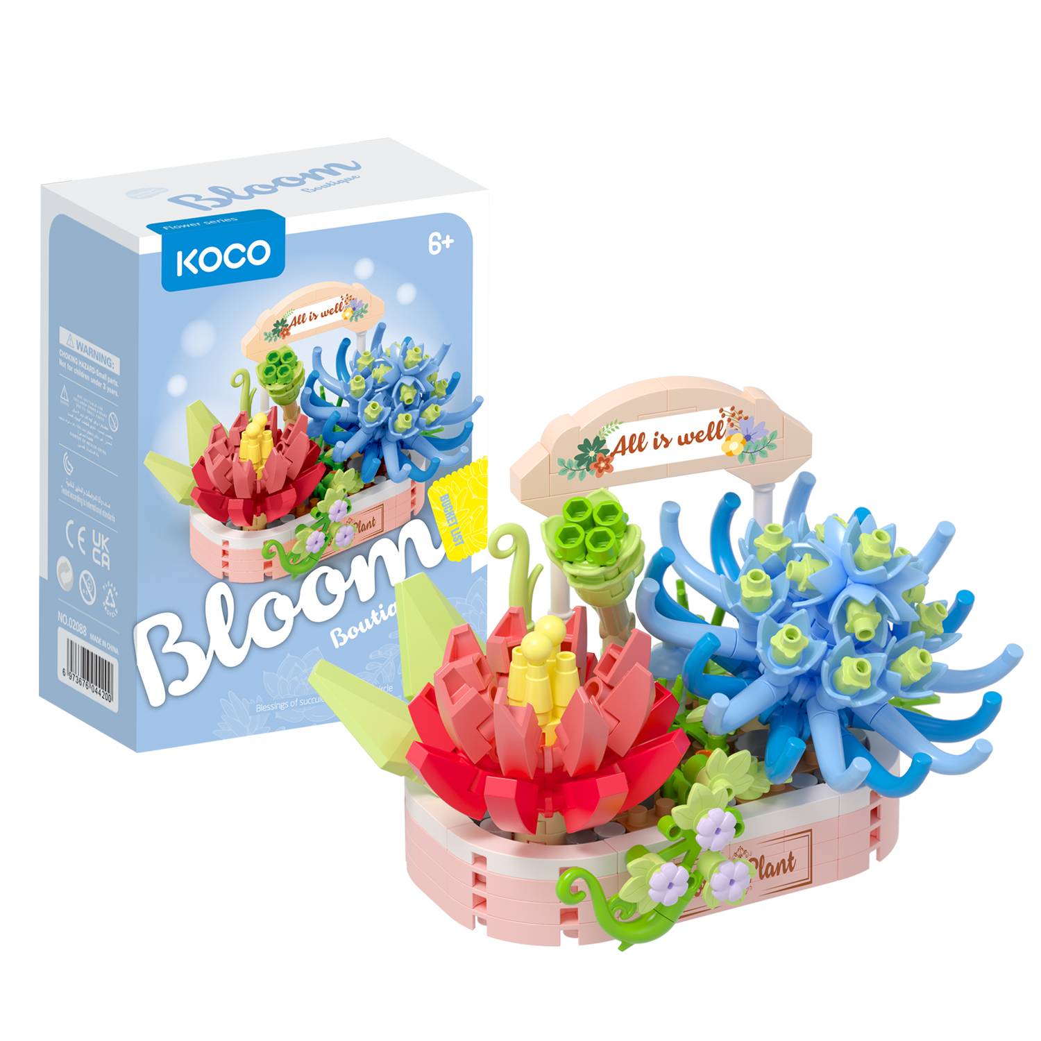 KOCO Preserved Fresh Flower Jasmine 271pcs (KC02088) Micro Mini