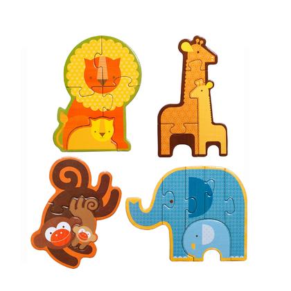 Petit Collage Beginner Puzzle Safari Babies (BP-SAFARI BABIES)